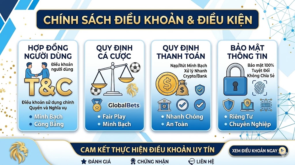 Người chơi bắt buộc tuân thủ mọi điều khoản